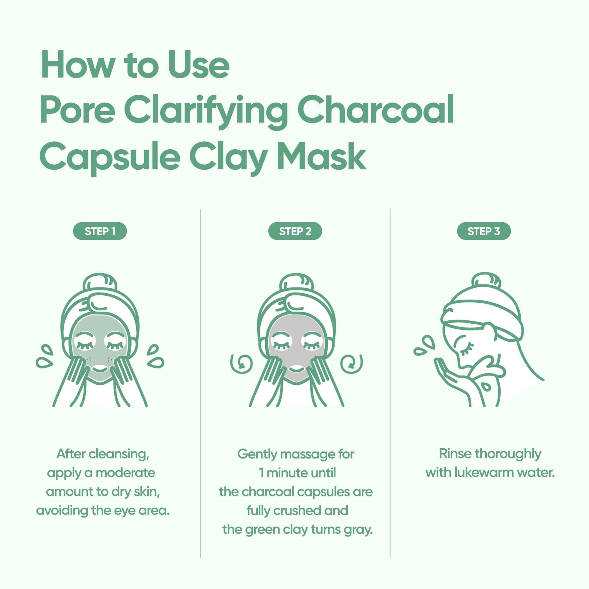 BANILA CO Clean It Zero Charcoal Capsule Pore Polish Mask | Gentle Exfoliating Facial Polish with Charcoal PHA Capsules & Green Clay | Korean Skincare for Oily & Sensitive Skin (100g / 3.53 oz) - Image 8