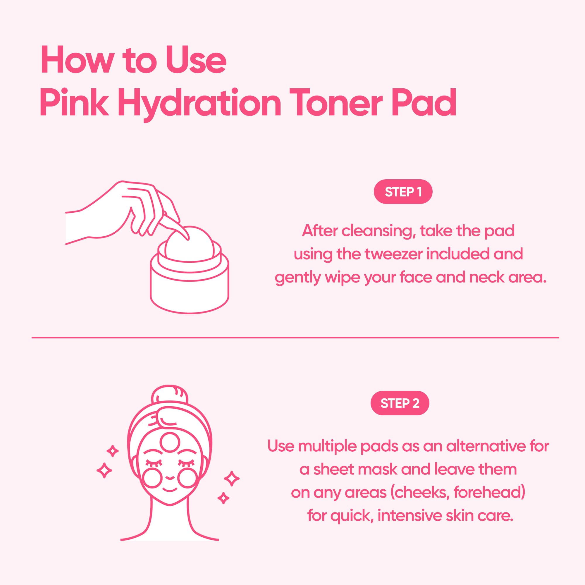 BANILA CO Clean it Zero Pink Hydration Toner Pad | Vegan Korean 3-Layered Pads | Hyaluronic Acids and Vitamin Complex to Moisturize and Soothe Skin | Hypoallergenic, Alcohol Free (70 Pads) - Image 7